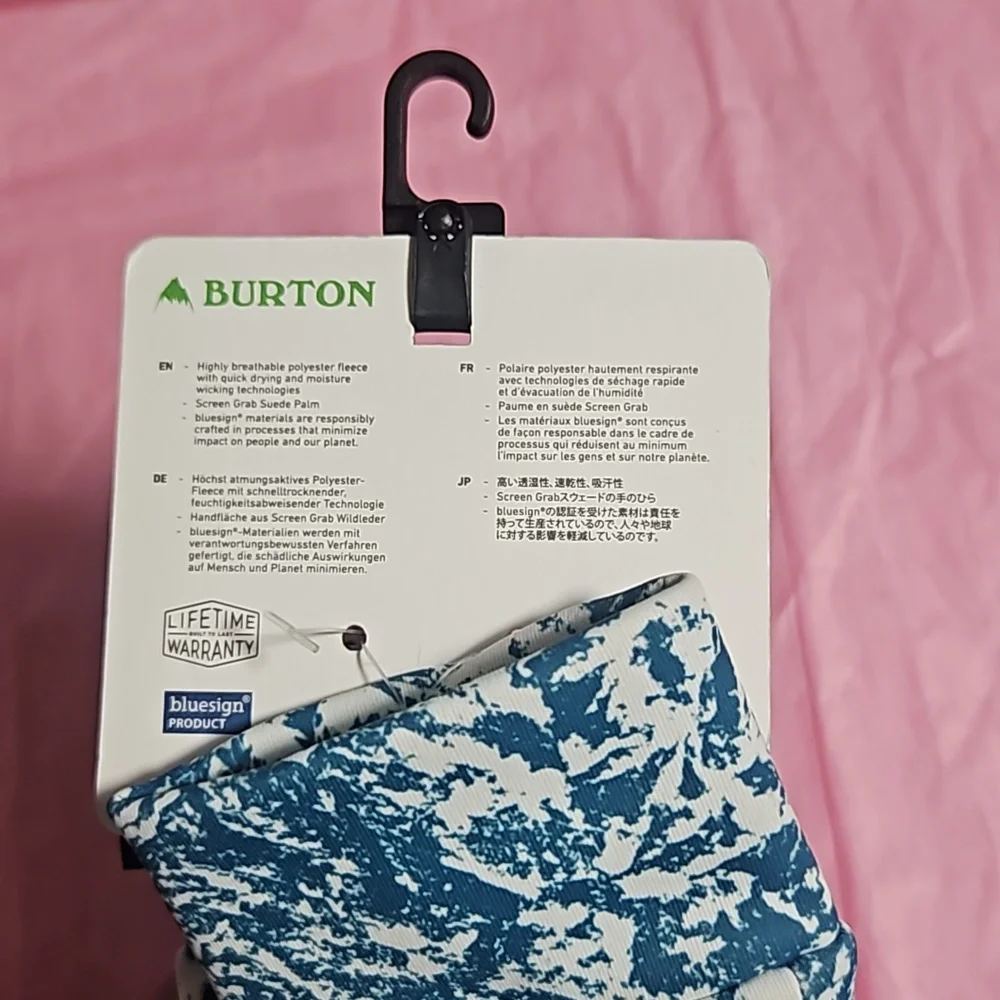 Burton Kids' Touch N Go Glove Liner: BLUE/BLACK: NEW WITH TAGS: SIZE SMALL